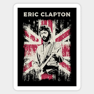 Vintage Distressed Eric Clapton Sticker